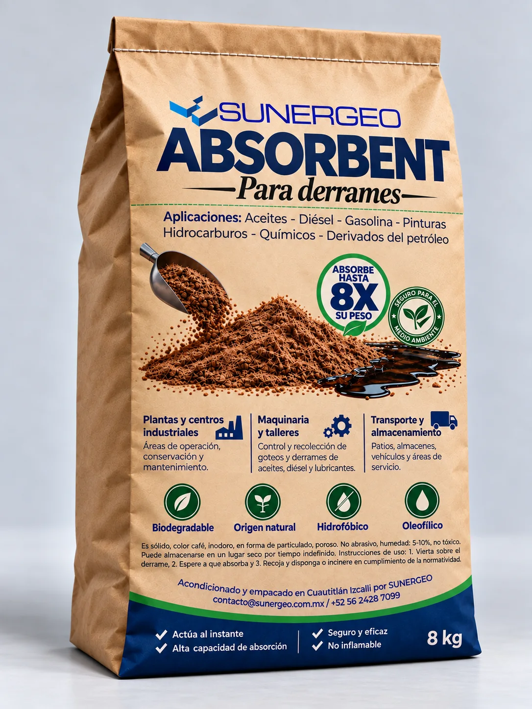 Saco SUNERGEO ABSORBENT de 8 kg